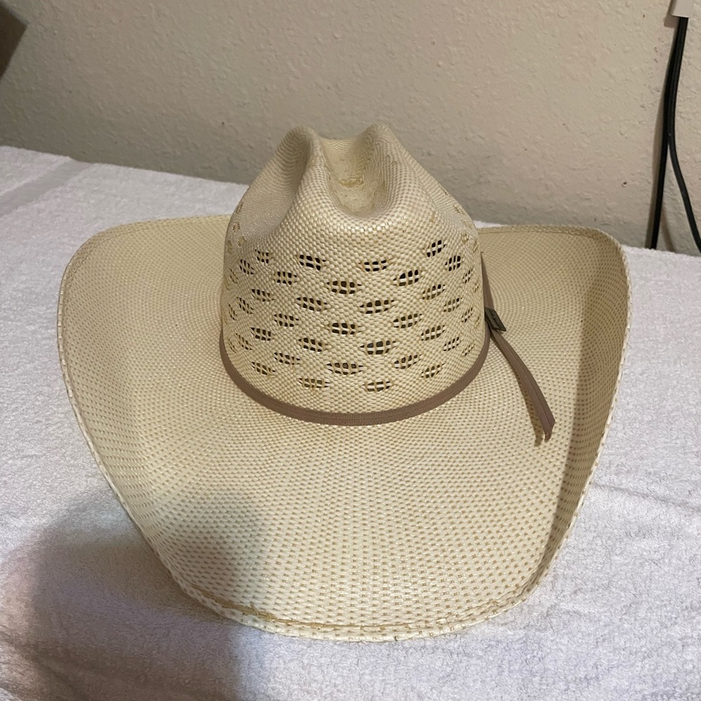 Straw cowboy hat